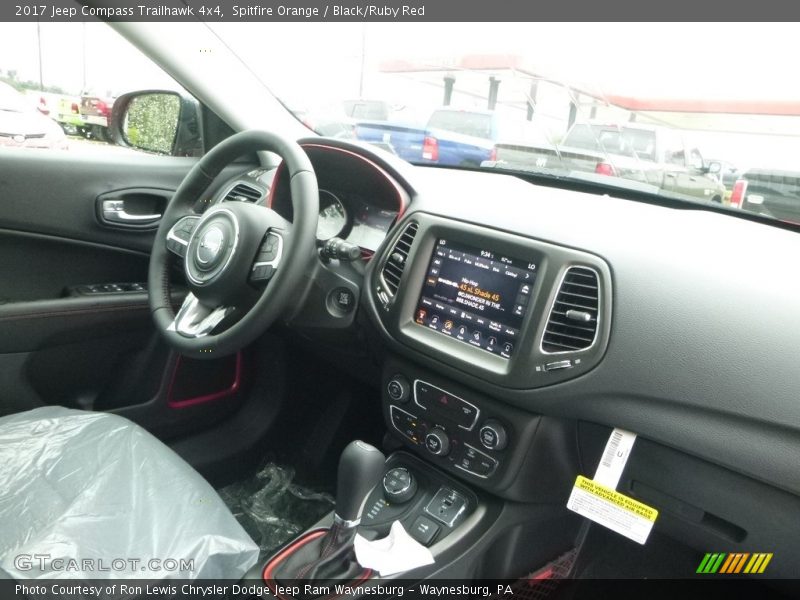 Spitfire Orange / Black/Ruby Red 2017 Jeep Compass Trailhawk 4x4