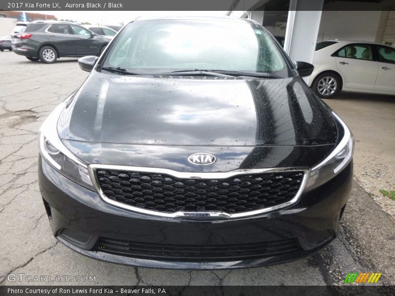 Aurora Black / Black 2017 Kia Forte LX