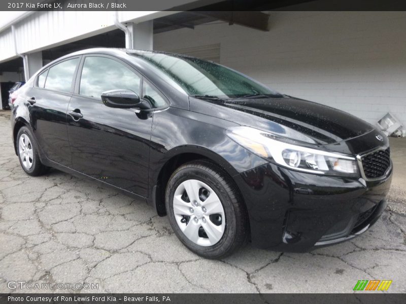 Aurora Black / Black 2017 Kia Forte LX