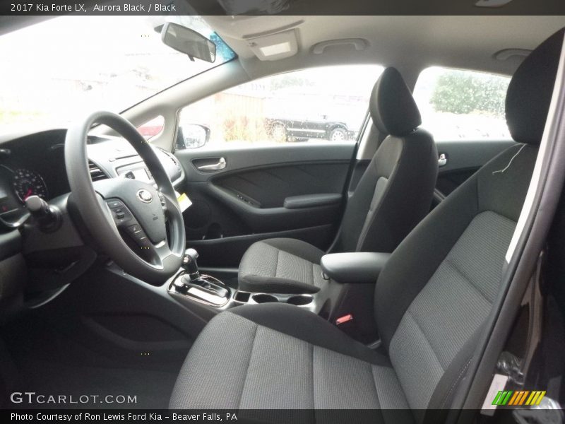 Aurora Black / Black 2017 Kia Forte LX