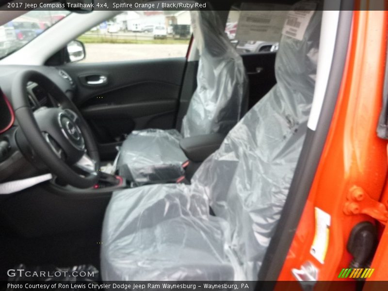 Spitfire Orange / Black/Ruby Red 2017 Jeep Compass Trailhawk 4x4
