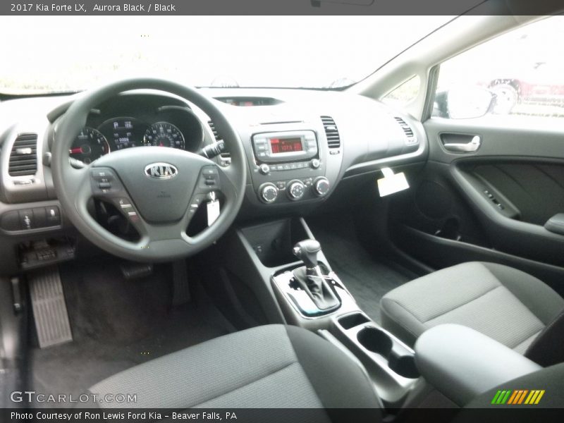 Aurora Black / Black 2017 Kia Forte LX