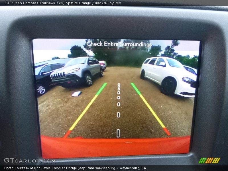 Spitfire Orange / Black/Ruby Red 2017 Jeep Compass Trailhawk 4x4