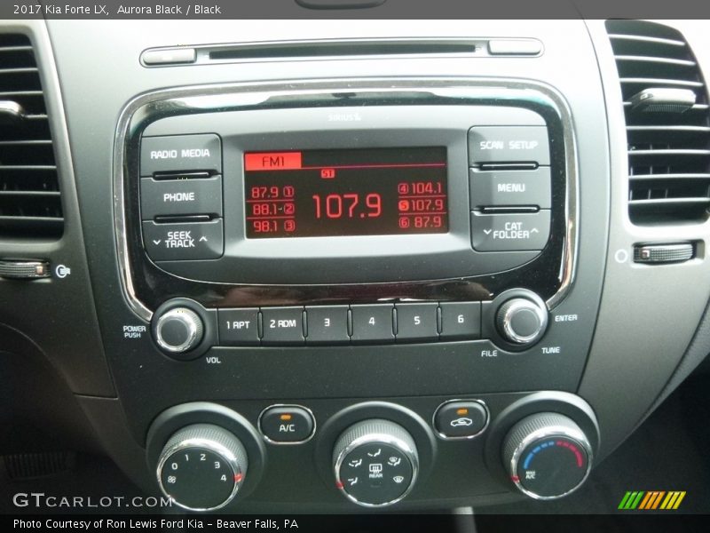 Aurora Black / Black 2017 Kia Forte LX