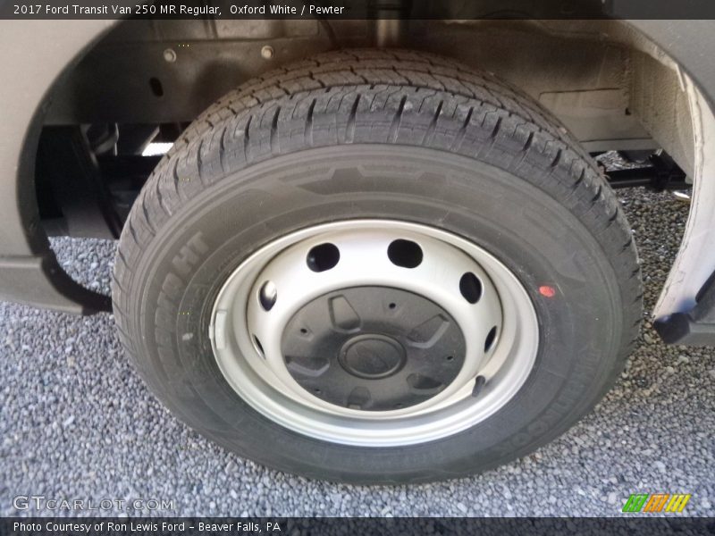 Oxford White / Pewter 2017 Ford Transit Van 250 MR Regular