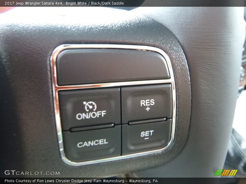 Bright White / Black/Dark Saddle 2017 Jeep Wrangler Sahara 4x4
