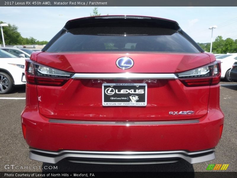 Matador Red Mica / Parchment 2017 Lexus RX 450h AWD