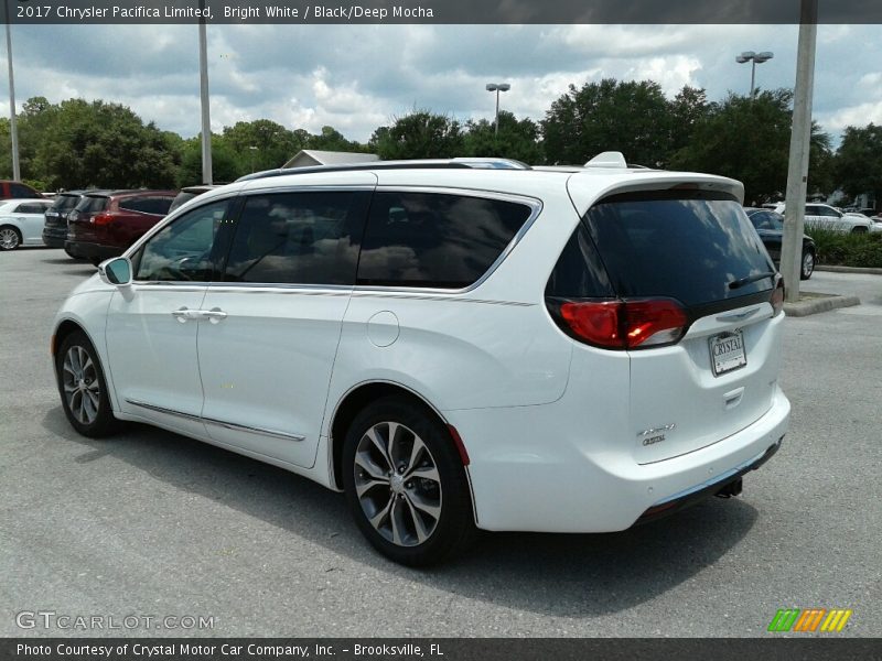 Bright White / Black/Deep Mocha 2017 Chrysler Pacifica Limited