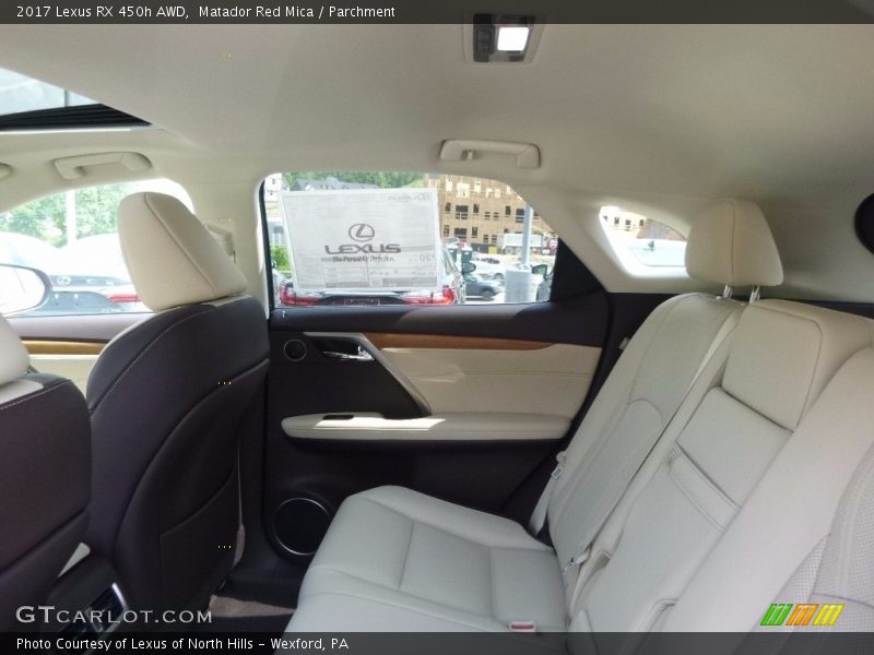 Matador Red Mica / Parchment 2017 Lexus RX 450h AWD
