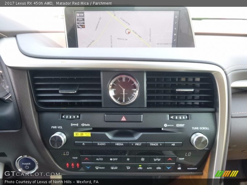 Matador Red Mica / Parchment 2017 Lexus RX 450h AWD