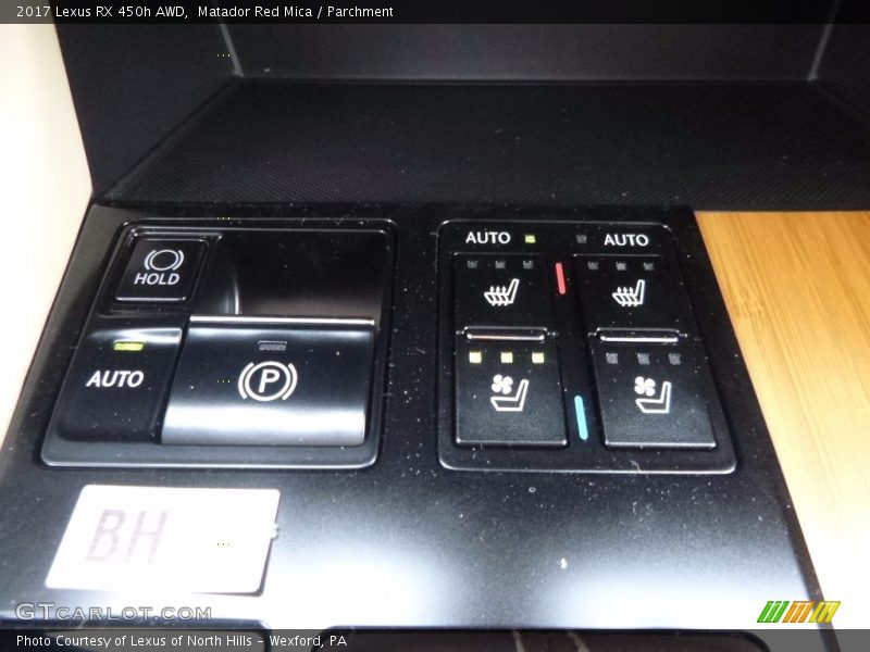 Matador Red Mica / Parchment 2017 Lexus RX 450h AWD