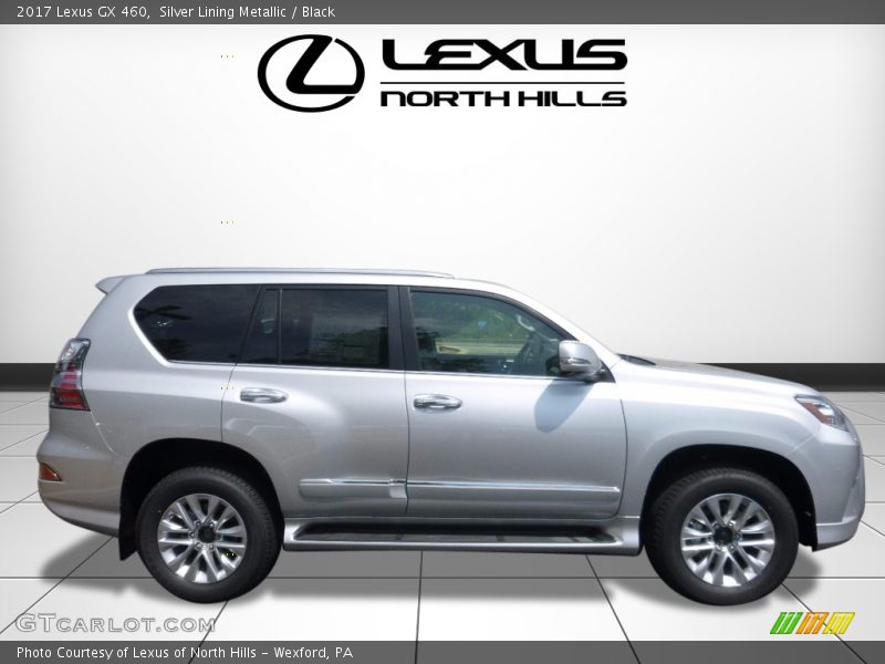 Silver Lining Metallic / Black 2017 Lexus GX 460