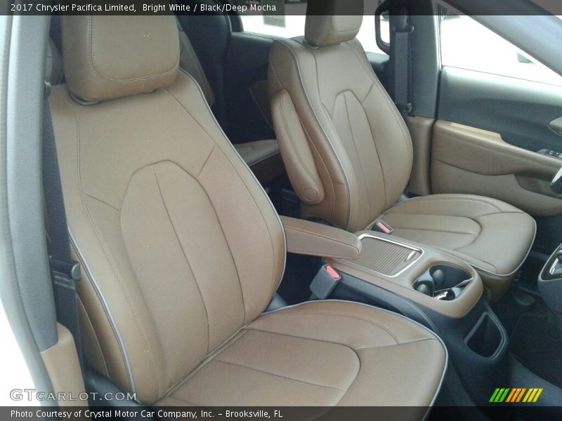 Bright White / Black/Deep Mocha 2017 Chrysler Pacifica Limited