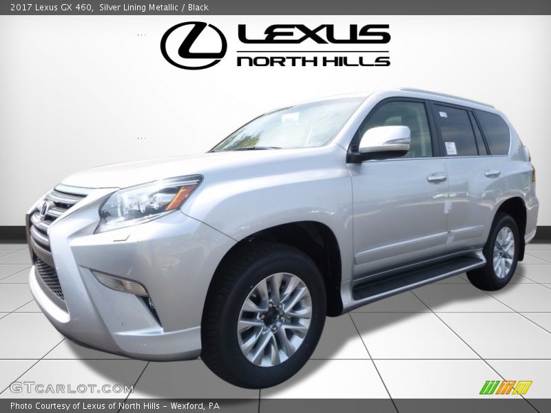 Silver Lining Metallic / Black 2017 Lexus GX 460