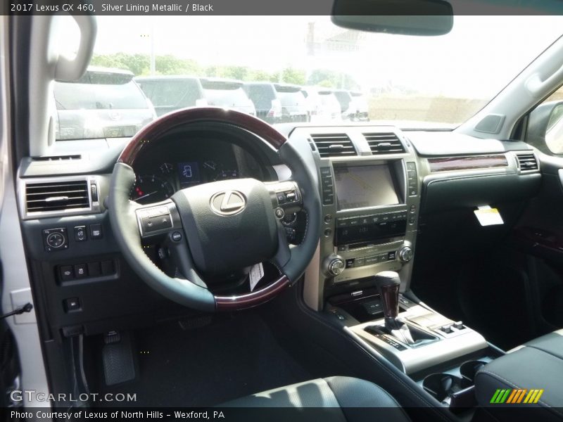 Silver Lining Metallic / Black 2017 Lexus GX 460
