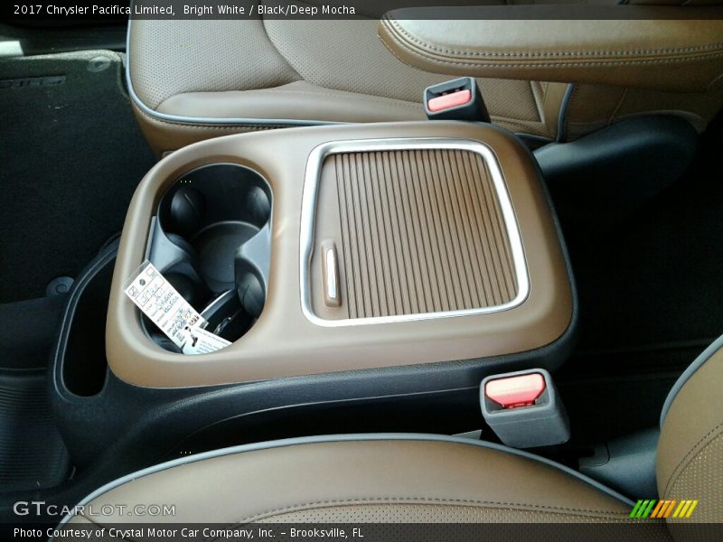 Bright White / Black/Deep Mocha 2017 Chrysler Pacifica Limited