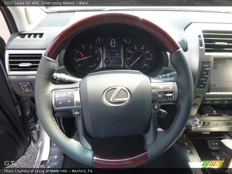 Silver Lining Metallic / Black 2017 Lexus GX 460