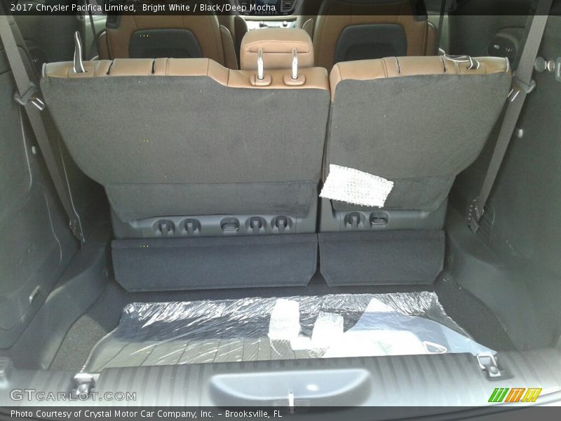 Bright White / Black/Deep Mocha 2017 Chrysler Pacifica Limited