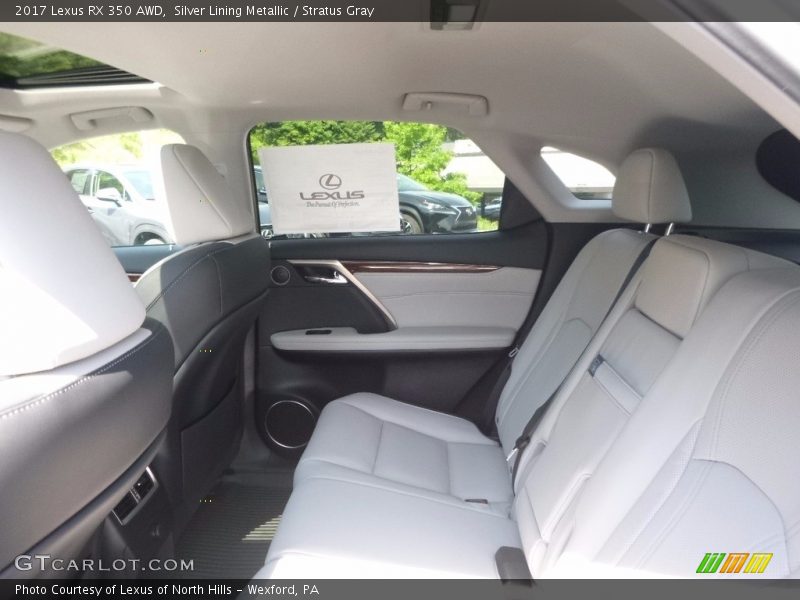 Silver Lining Metallic / Stratus Gray 2017 Lexus RX 350 AWD