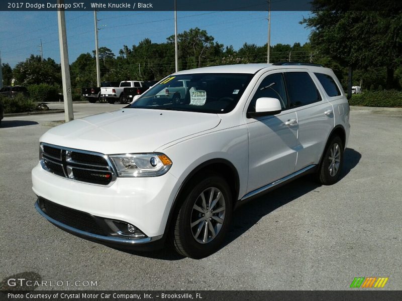 White Knuckle / Black 2017 Dodge Durango SXT