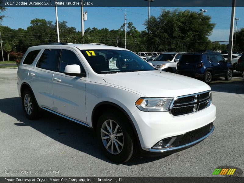 White Knuckle / Black 2017 Dodge Durango SXT