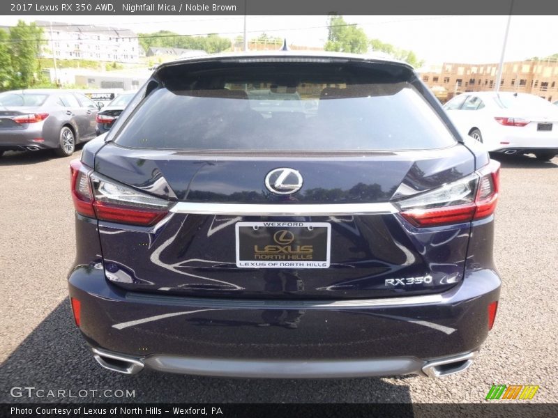 Nightfall Mica / Noble Brown 2017 Lexus RX 350 AWD