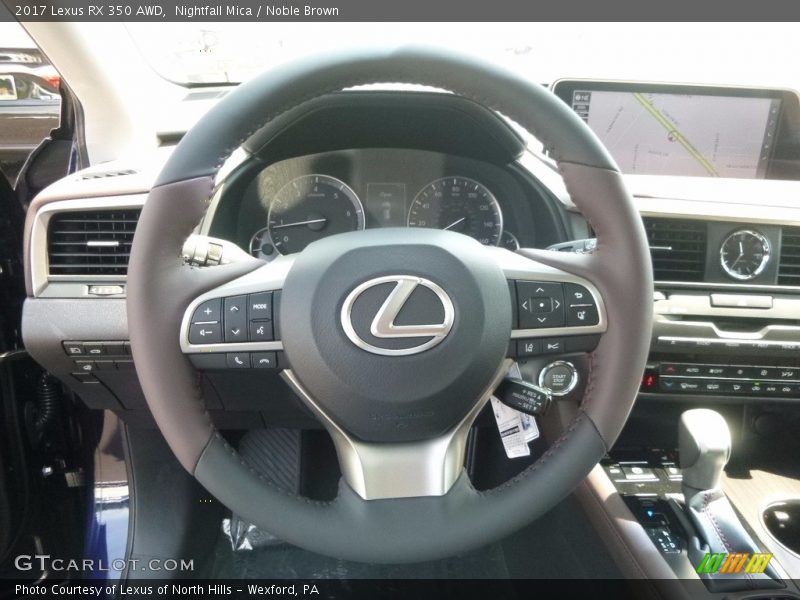 Nightfall Mica / Noble Brown 2017 Lexus RX 350 AWD