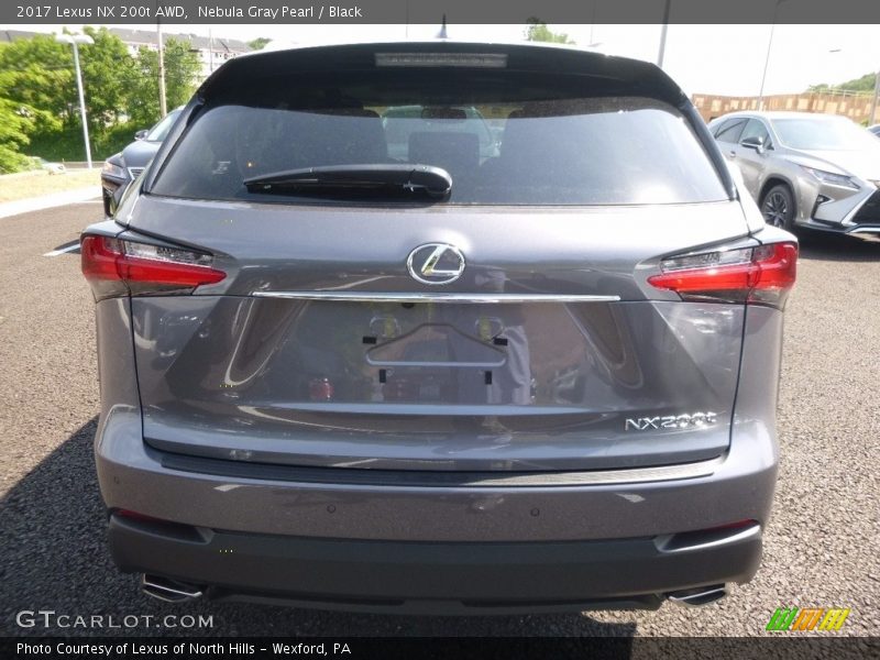 Nebula Gray Pearl / Black 2017 Lexus NX 200t AWD