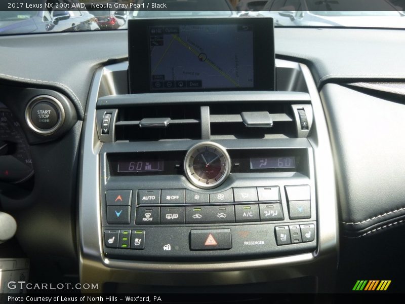 Nebula Gray Pearl / Black 2017 Lexus NX 200t AWD