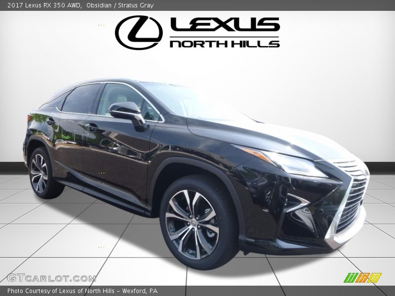 Obsidian / Stratus Gray 2017 Lexus RX 350 AWD