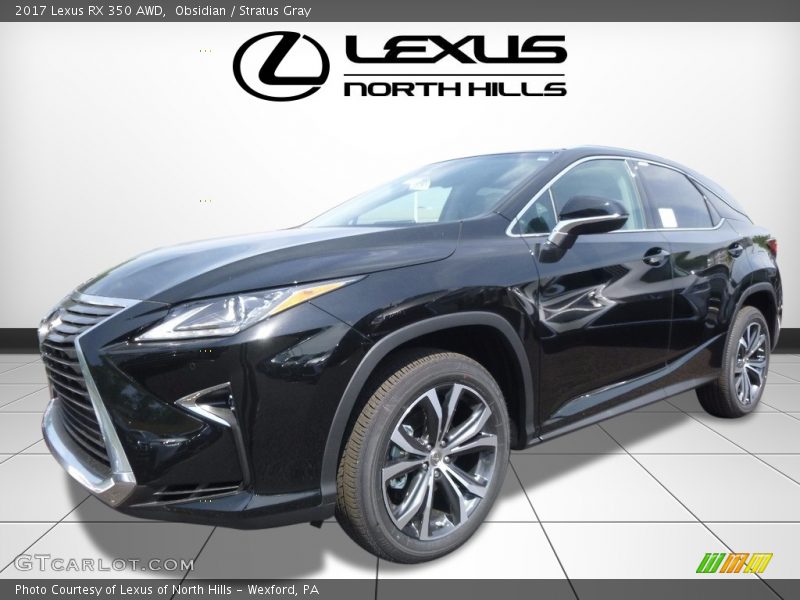 Obsidian / Stratus Gray 2017 Lexus RX 350 AWD