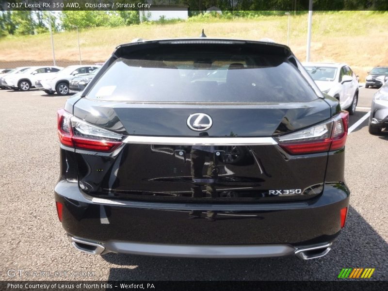 Obsidian / Stratus Gray 2017 Lexus RX 350 AWD