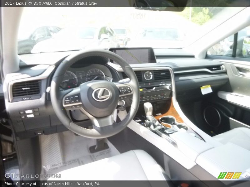 Obsidian / Stratus Gray 2017 Lexus RX 350 AWD