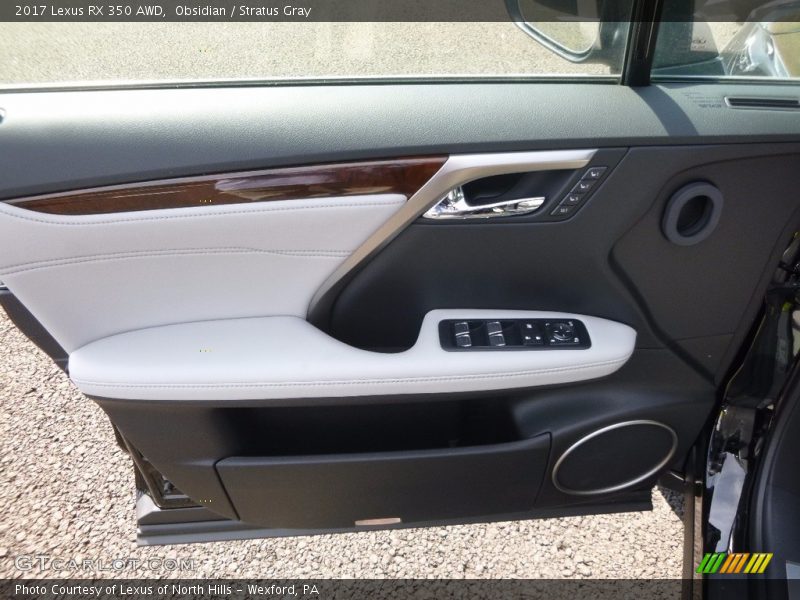 Obsidian / Stratus Gray 2017 Lexus RX 350 AWD