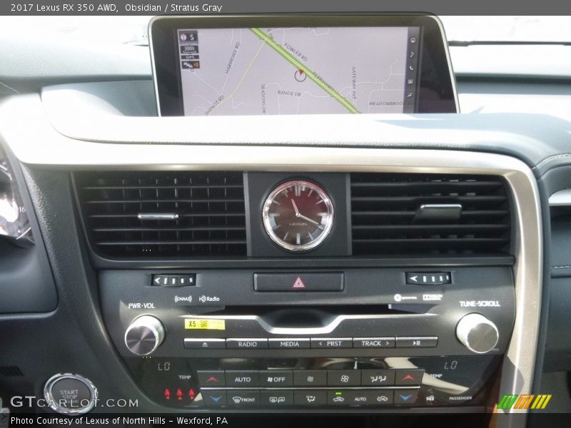 Obsidian / Stratus Gray 2017 Lexus RX 350 AWD