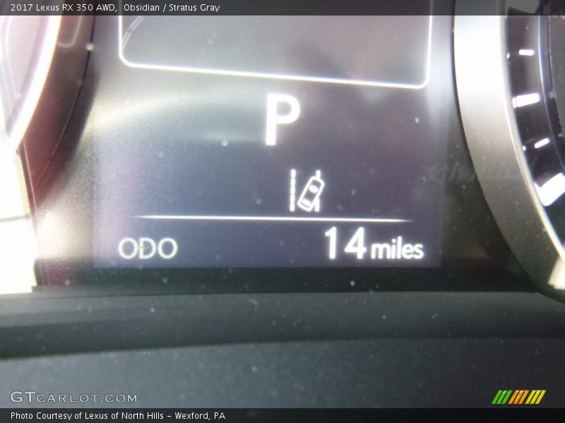 Obsidian / Stratus Gray 2017 Lexus RX 350 AWD