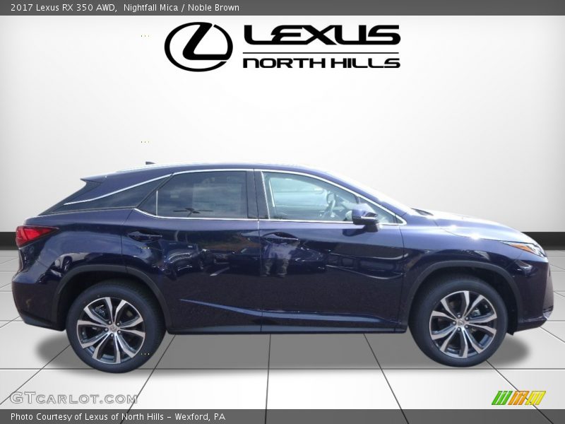 Nightfall Mica / Noble Brown 2017 Lexus RX 350 AWD