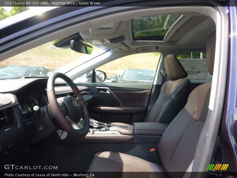 Nightfall Mica / Noble Brown 2017 Lexus RX 350 AWD