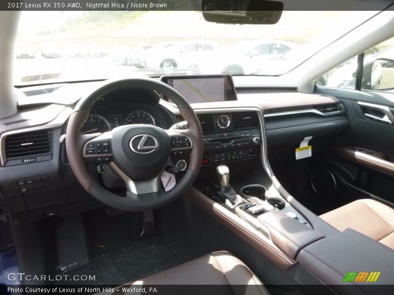 Nightfall Mica / Noble Brown 2017 Lexus RX 350 AWD