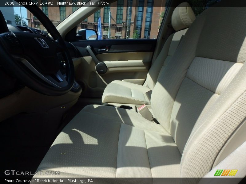 Nighthawk Black Pearl / Ivory 2008 Honda CR-V EX 4WD
