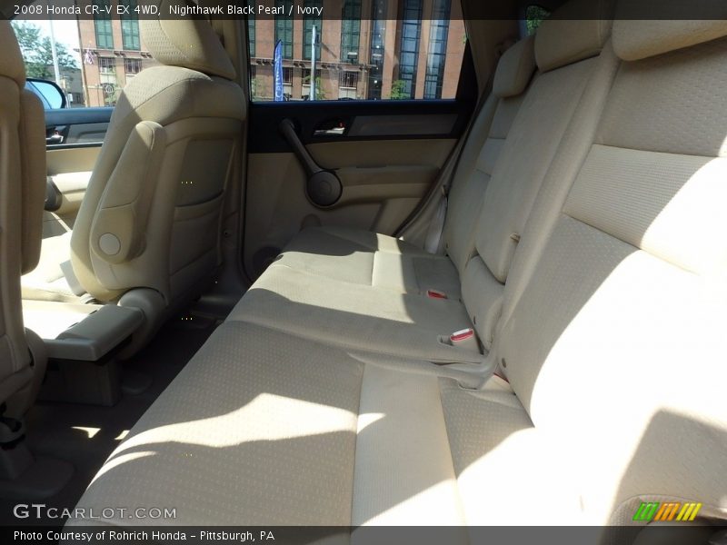 Nighthawk Black Pearl / Ivory 2008 Honda CR-V EX 4WD