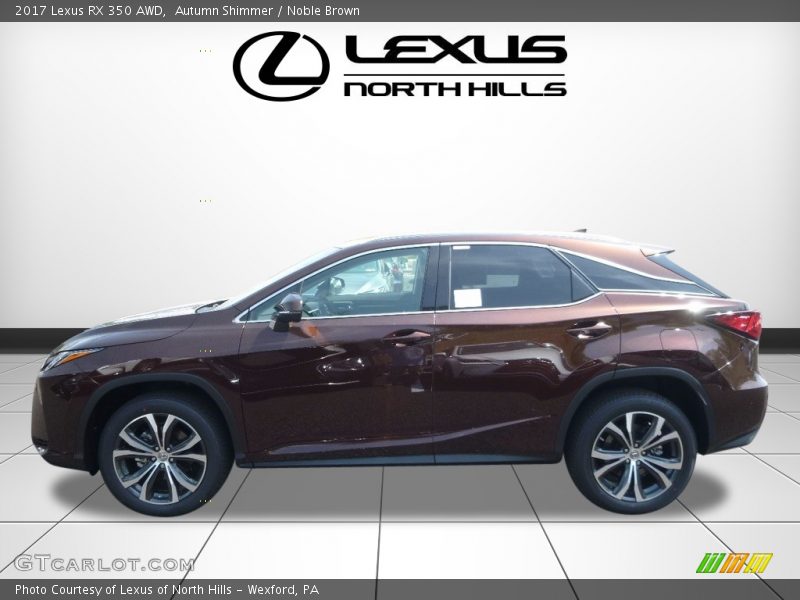 Autumn Shimmer / Noble Brown 2017 Lexus RX 350 AWD