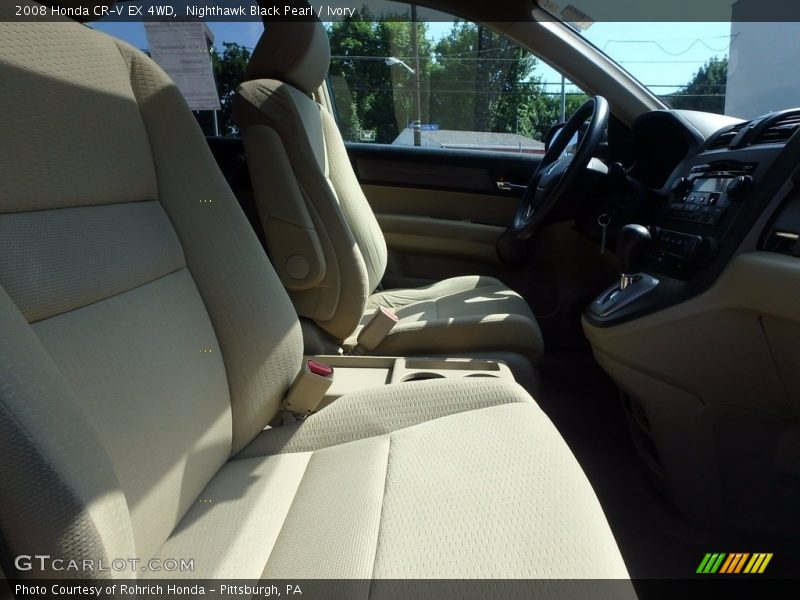 Nighthawk Black Pearl / Ivory 2008 Honda CR-V EX 4WD
