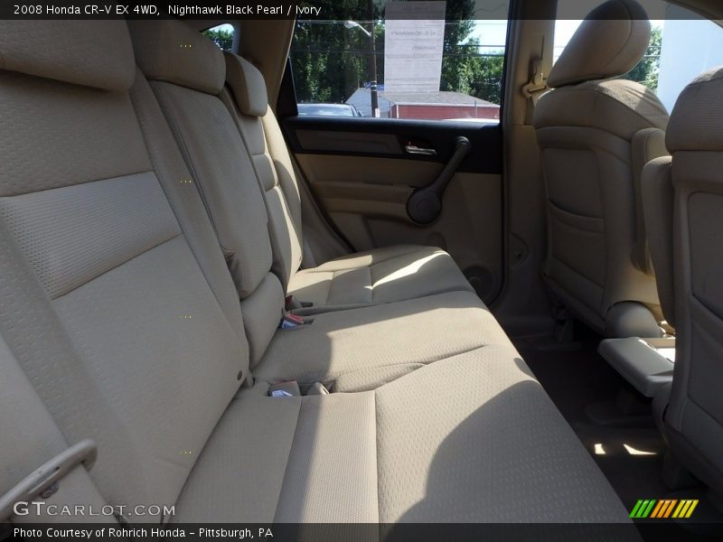 Nighthawk Black Pearl / Ivory 2008 Honda CR-V EX 4WD