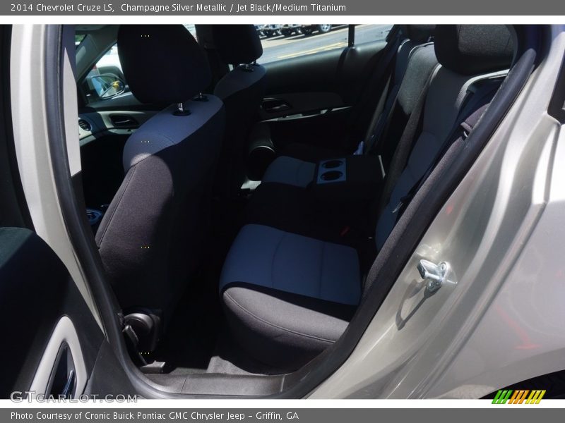 Champagne Silver Metallic / Jet Black/Medium Titanium 2014 Chevrolet Cruze LS