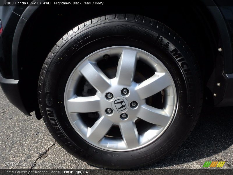 Nighthawk Black Pearl / Ivory 2008 Honda CR-V EX 4WD