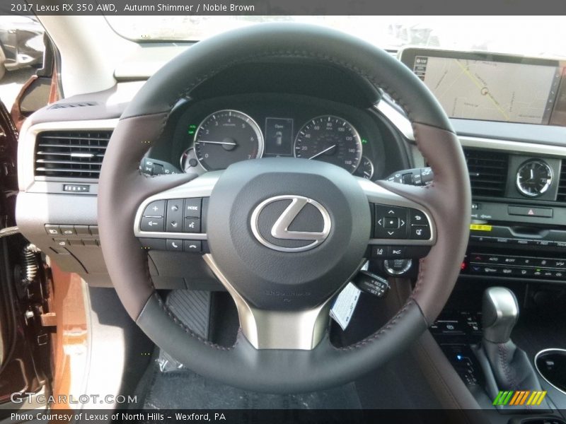 Autumn Shimmer / Noble Brown 2017 Lexus RX 350 AWD