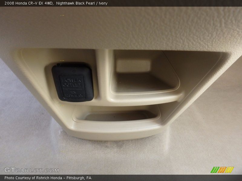 Nighthawk Black Pearl / Ivory 2008 Honda CR-V EX 4WD