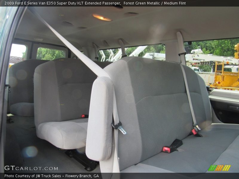 Forest Green Metallic / Medium Flint 2009 Ford E Series Van E350 Super Duty XLT Extended Passenger