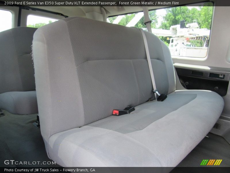 Forest Green Metallic / Medium Flint 2009 Ford E Series Van E350 Super Duty XLT Extended Passenger